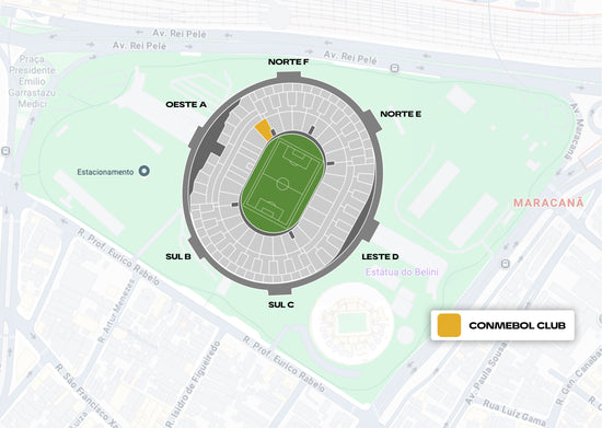 Mapa CONMEBOL Libertadores Club