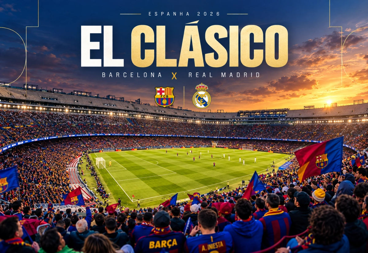 El Clásico: Barcelona x Real Madrid